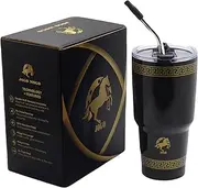 30 oz Tumbler with Handle and Straw | Simply Modern 10 pcs Set | Simple Jogo