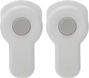 Vaguelly 2pcs Safety Lock Guard Lock Locks Fridge Child Safety Lock Refrigerator Door Lock Proof Oven Lock Child Cupboard Locks Door Lock Fridge Child Lock Plastic White