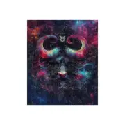 Celestial Zodiac Velvet Blanket (Taurus)