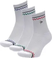 Dunlop TPO6434 Tennis Men's Socks (Half) White