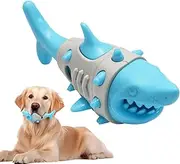 Treat Dispensing Dog Toys - Puppy Chewing Slow Feeder | Bite-Resistant Shark Shape Chewing Food Dispenser Toy for Garden and Backyard Boredom Reduction