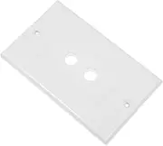ETHZZLE Home Theater Wall Plate Audio Speaker Socket Banana Plug Coupler Wall Plate for Home Theater