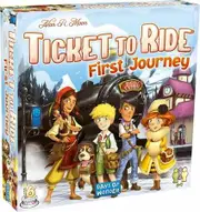 Ticket to Ride Europe Board Game Strategy Train Adventure Family Fun Kids 6+ 2-4 Players First Journey