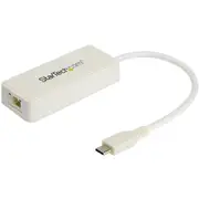 StarTech.com Gigabit Ethernet Adapter for Computer/Notebook - 1000Base-T - Portable - USB 3.2 (Gen 1) Type C - 1 Port(s) - 1 - T
