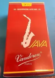 Vandoren Java Alto Sax Reeds - 3.5 *Red Box