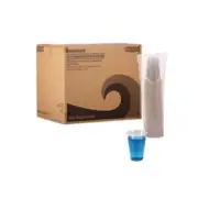 Fabri-Kal Greenware 16 oz Clear Cold Drink Cups – Eco-Friendly Disposable
