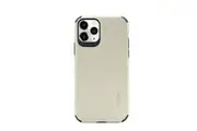 For iPhone 11 Pro Max Case Fabric Texture Denim Fashionable Cover Beige