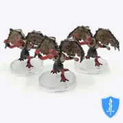 Kobold Scale Sorcerer (unarmed) x3 - Fangs and Talons #24A D&D Icons Miniature