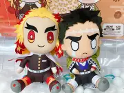 Demon Slayer Kimetsu no Yaiba Kyojuro Rengoku & Gyomei Himejima Plush set Furyu
