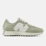 【NEW BALANCE】男女 休閒鞋 運動 經典 復古 NB 327 D楦 麂皮 舒適 穿搭 抹茶綠(U327LM)