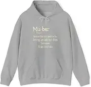 [X.Style] Mu-BER Definition The Mom Uber That Works for ds031 Hoodie Grey M