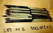 FRENCH MASTER 3022 SIZE 5 1 DZ lettering quills brushes w handleS WATERCOLOR