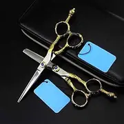 Hair Cutting Scissors, 6 inch Professional Crown Set Haircut Scissor thinning Barber Cutting Shears Hairdresser Scissors