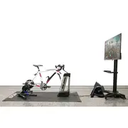 Wahoo KICKR Ultimate Indoor Smart Trainer Ecosystem With 43 Inch TV