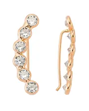 Amorium 18K Rose Gold Plated CZ Ear Cuff