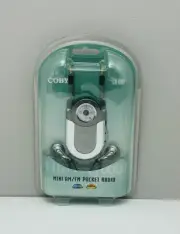 Vintage Coby CX-007 Mini AM/FM Personal Pocket Radio