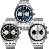 在飛比找momo購物網優惠-【SEIKO 精工】CS系列 熊貓計時錶 41.5mm 三款