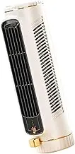 Desktop Tower Fans, Desk Table Fan with 3 Speeds, Cooling Fan Quiet Cooling, Portable Small Bladeless Fan for Bedroom Home Office Desktop (White)