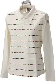 [WILSON] Women's Long Sleeve Shirt Ivory 14, Ivory 14, S