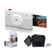 Minolta Instapix Print Camera with Printer (Gray), Camera Bag, Diginerds