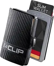 [I-CLIP] Original Mini Wallet with Moneyclip - Slim Wallet - Leather Wallet - Premium Wallet - Cardholder
