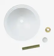 Jandorf BLANK-UP KIT 5" White Decorative Center Lockup Cover Outlet Box 60218