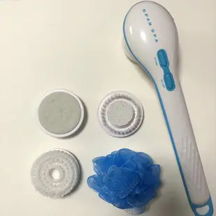 5 in1 Electric Shower Brush Handheld Spin SPA Massage Cleani