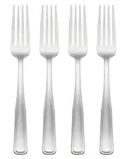 Oneida Reid Satin Salad Forks, Set Of 4