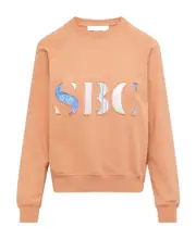 Long-sleeved pullover hoodie XS Nude