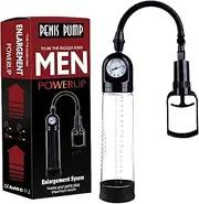 Vacuum Penis Pump, Pump for Men Enlargement, Manual Penis Vacuum with Gauge for Male Erection & Enhancement, Air Pump Strengthen Enlarger Booster Extender Setting Device for Men with Power High-Vacuum Tight Mens Sex Toy