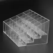 24 Grid Makeup Organizer Storage Box Clear Jewelry Organizer Box