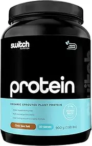 Switch Nutrition Protein Switch Chocolate Sea Salt Organic Sprouted Plant Protein 900 g