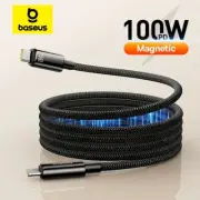 Baseus PD 100W USB C Magnetic Cable for iPhone 15 Fast Charger Cable Type C Cord