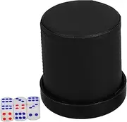 ULTECHNOVO Silent Dice Rolling Cup Material Dice Shaker Lid Game Night Accessory Noise Reduction Set