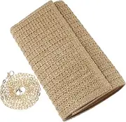 [SAFIGLE] Women's Straw Tote Bag Wristlet Bag Casual Clutch Purse Shoulder Purses