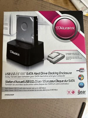 eSATA USB 2.0 2.5” / 3.5” SATA Hard Drive Docking Enclosure
