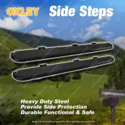 OXLEY Side Steps for Isuzu D-Max RG01 2020-On Provide Side Protection