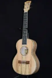 Maui Ukulele Co. Spalted Maple Tenor with shell inlay