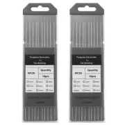 20pcs TIG Welding Tungsten Electrodes 3/32" x 7" WC20 CeO2 1.8-2.2%, Grey