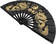 [BESPORTBLE] Exquisite Vintage Handheld Fan for Chinese Martial Arts Decorative Fan for Home