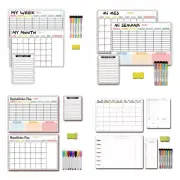 Calendar Whiteboard Fridge Weekly Monthly Calendar with Erasable Marker