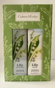 Crabtree & Evelyn Lily of the Valley Bath & Shower Gel & Body Lotion Gift Set
