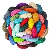40 Colors 1mm Waxed Cord String Macramet Bracelet Thread for DIY Jewelry Making
