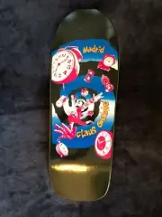 MADRID CLAUS GRABKE TIME WARP SKATEBOARD DECK OLD SCHOOL REISSUE - NEW, RARE!