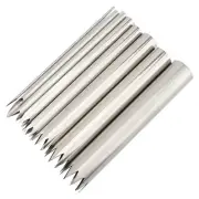 8Pcs Serrated Clay Hole Cutter Pottery Circle Cutter For Punching Scraping Tools