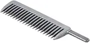 Horse Comb Horse Grooming Comb Equestrian Supplies Aluminum Portable Removing Tangles Horse Mane Tail Comb Livestock Comb