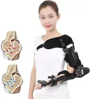 Electric Elbow Joint Rehabilitation Device Hinged Elbow Brace Arm Exerciser Flexible Support Frame for Wrist(Right)