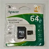 在飛比找蝦皮購物優惠-10%蝦幣回饋Apacer宇瞻64GB記憶卡64G記憶卡cl