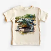 Retro Zoo Alligator Shirt - Crocodile Tee