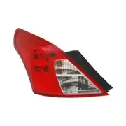 Tail Light Brake Lamp For 12-19 Nissan Versa Driver Outer Halogen Chrome Housing